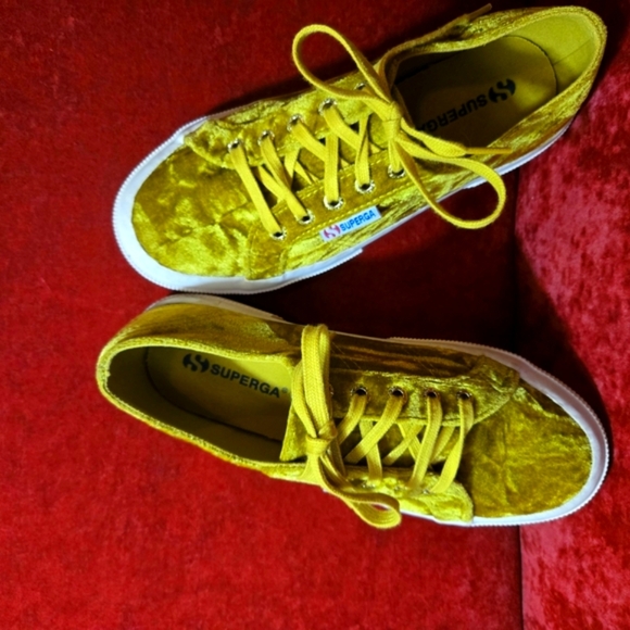 SUPERGA CRUSHED OX VELVET SNEAKERS LACE-UP LOW-TOP NWOT W 7 M 5 1/2 RETRO FLY - Picture 7 of 12